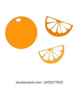 Hacer una ilustración vectorial profesional de naranja