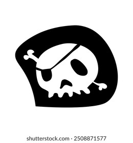 Make a Professional Pirate Skull Vector Funny