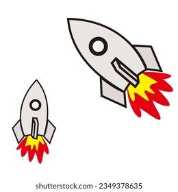 Make a Professional Rocket Vector Icon