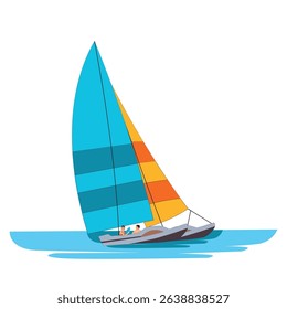 Make a Professional Sailboat Vector Art