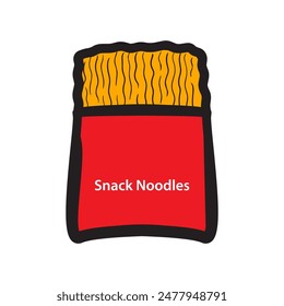 Make a Professional Snack Noodles Vector