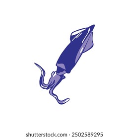 Make a Professional Squid Vector Art