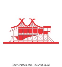 Make a Professional Traditional House Images Vector