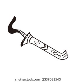 Crear un vector de espadas profesional tradicional