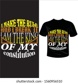 i make the rule and i break it i am the king of my constitution,em-proverbs. A monochromatic composite image constituting a text expression.