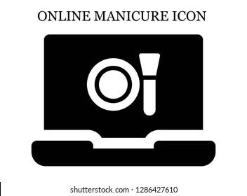 Make up search icon. Editable Make up search icon for web or mobile.