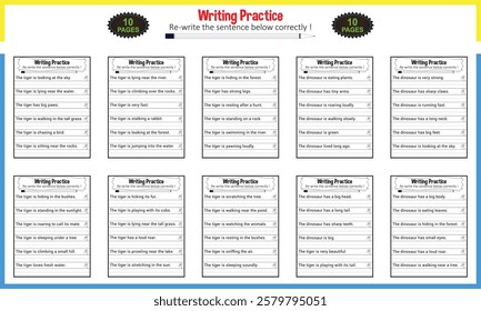 Make a Sentence Activity Worksheet