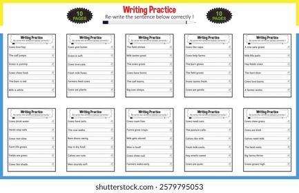 Make a Sentence Activity Worksheet