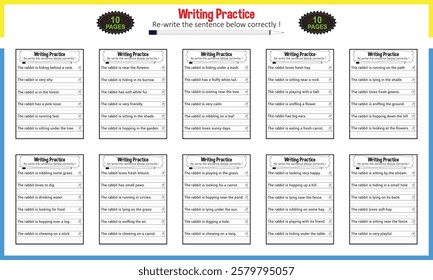 Make a Sentence Activity Worksheet