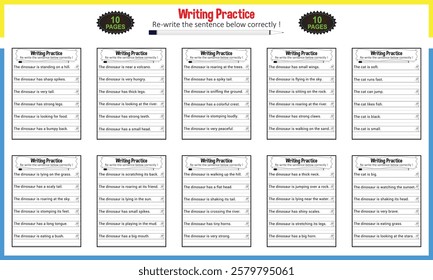 Make a Sentence Activity Worksheet