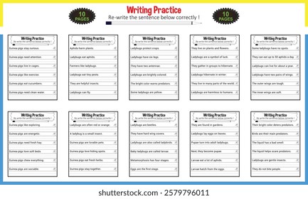 Make a Sentence Activity Worksheet