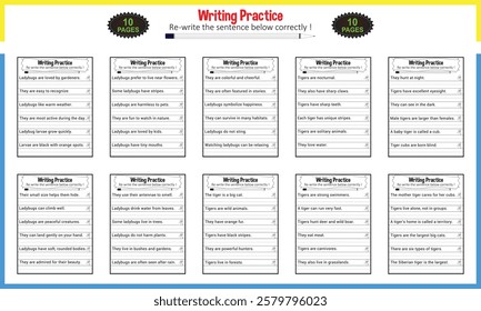 Make a Sentence Activity Worksheet