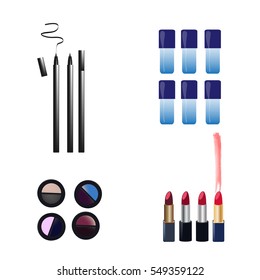 make up set. vector