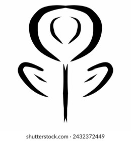 make simple flower sketches with a few scribbles