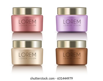 Make Up and Skincare Packaging Template : Vector Illustration