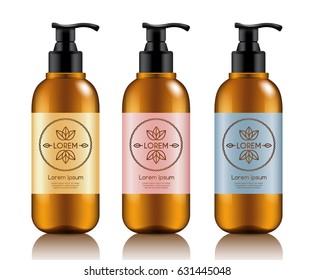Make Up and Skincare Packaging Template : Vector Illustration