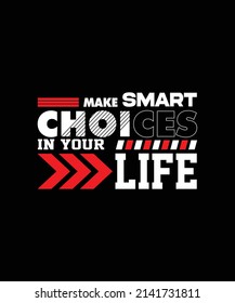 Haz elecciones inteligentes en tu diseño de camiseta de tipografía de LIFE