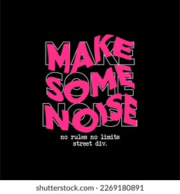 make some noise simple vintage fashion