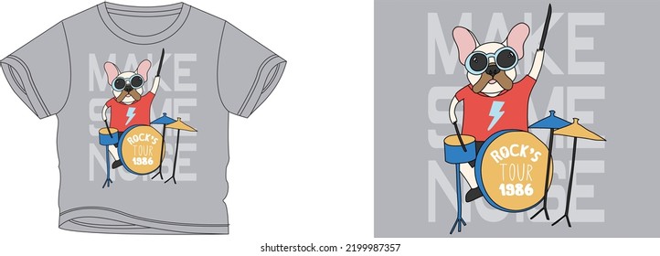 make some noise t-shirt design background color is a  and t-shirt color is a  beautiful color and beautiful design