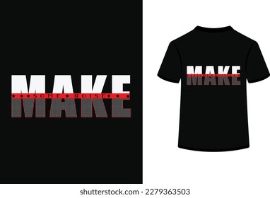 Make some noise typography t shirt design. 