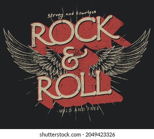 Make some noise vintage rock and roll vector design. Music logo design for apparel poster and others. 