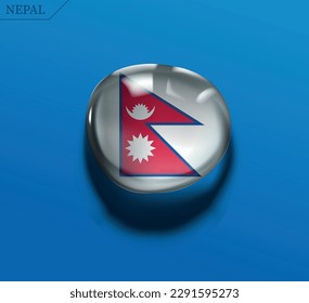 Make a splash with your designs! Download Nepal water drop vector file and add a patriotic touch to your graphics.