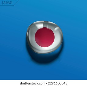Make a splash with your designs! Download Japan water drop vector file and add a patriotic touch to your graphics.