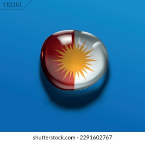 Make a splash with your designs! Download Yazidi water drop vector file and add a patriotic touch to your graphics.