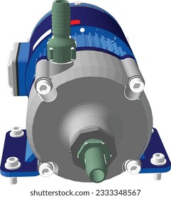 Make a statement with our eye-catching blue water pump for all your water pumping needs.