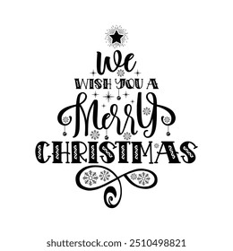 Make a statement with this festive Merry Christmas quote T-shirt design. Spread joy and celebrate the season in style with this unique holiday-inspired tee.