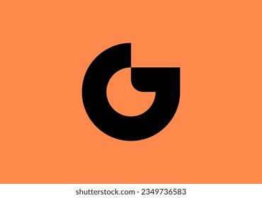 Make a strong statement with our bold and minimal logomark symbol, showcasing the letter G
