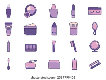 Make Up Stuff Icon Element Set