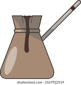 Hacer el café con sabor al fuego