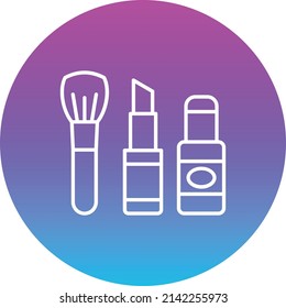 Make Up vector icon. Can be used for printing, mobile and web applications.