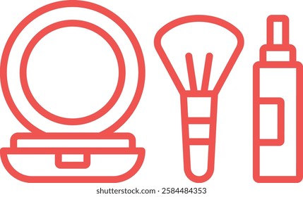 Make Up vector icon. Can be used for printing, mobile and web applications.