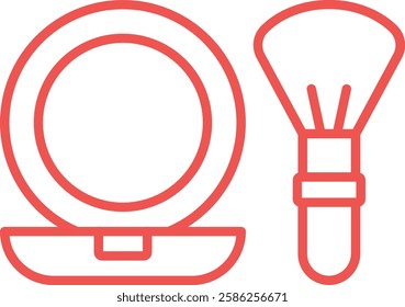 Make Up vector icon. Can be used for printing, mobile and web applications.