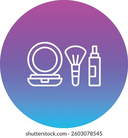 Make Up vector icon. Can be used for printing, mobile and web applications.
