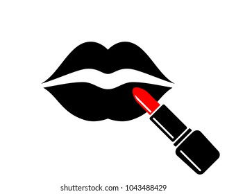 Make up vector icon illustration isolated on white background