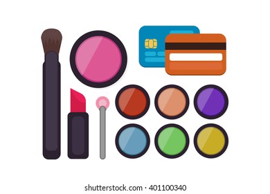 Make up vector set