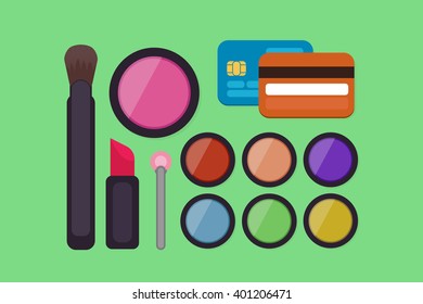 Make up vector set