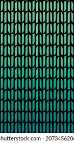 Machen Sie ein Tapete aus dem Buchstaben U. Überschneidung, bis ein neues Muster entsteht