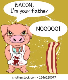 Make way, Bacon's father is coming.