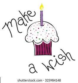 Make a Wish Cupcake