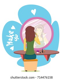 make up woman