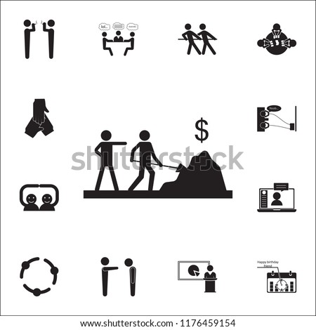 make work icon. Conversation and Friendship icons universal set for web and mobile