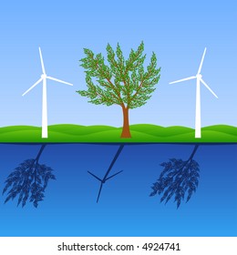 Make the world a greener place with windmills