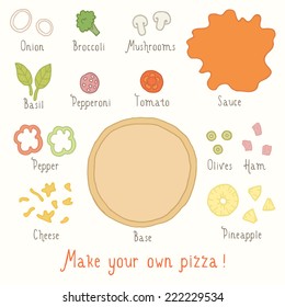 Make you own pizza set