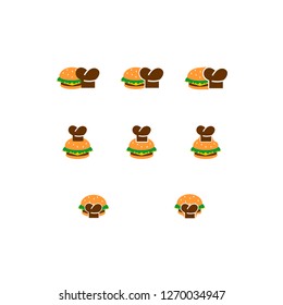 Make your Burger, Education Burger Icons for Company or for App Logo

or another theme like burger trainee, chef