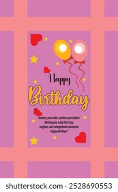 Make your celebration shine with the perfect Happy Birthday template