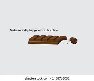 make your day happy with a chocolate